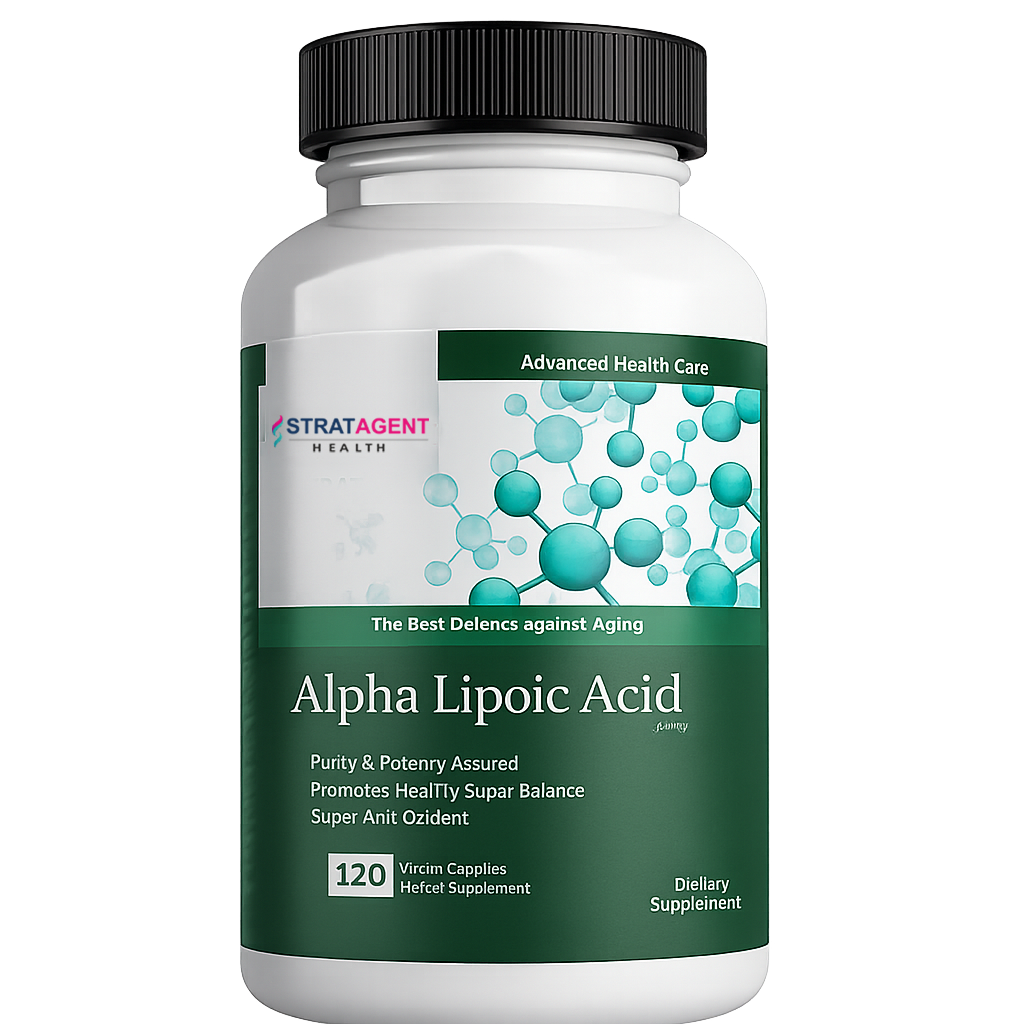 Stratagent Health Alpha Lipoic Acid Gluten-free 120 Vegan capules (120 Tablets)